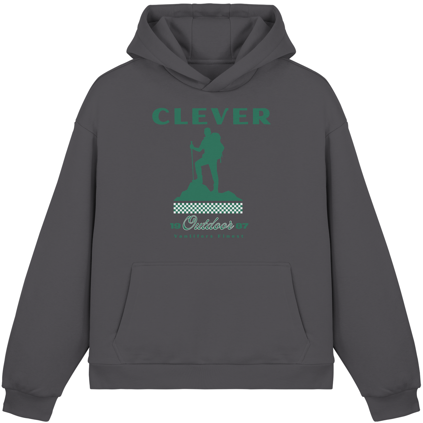 Clever Outdoor Vanlifers Finest - Fluffy Boxcut Hoodie