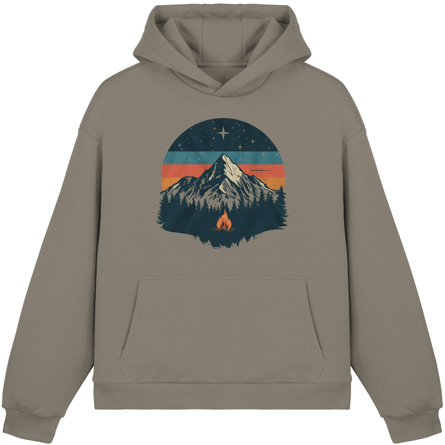Clever Outdoor Direct Mountain - Fluffy Boxcut Hoodie