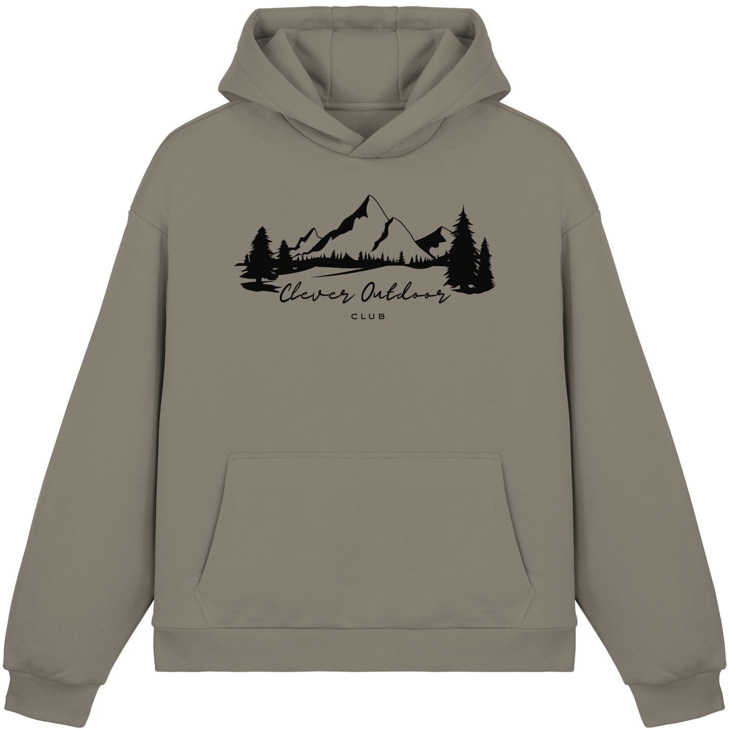 Clever Outdoor Club - Fluffy Boxcut Hoodie