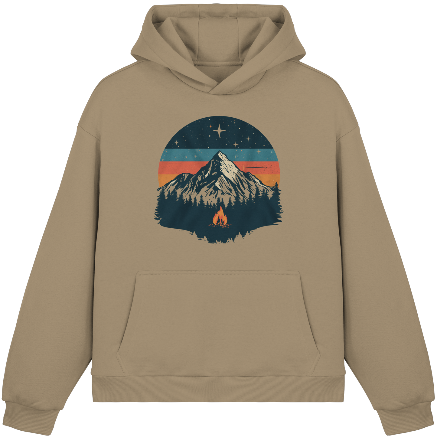 Clever Outdoor Direct Mountain - Fluffy Boxcut Hoodie
