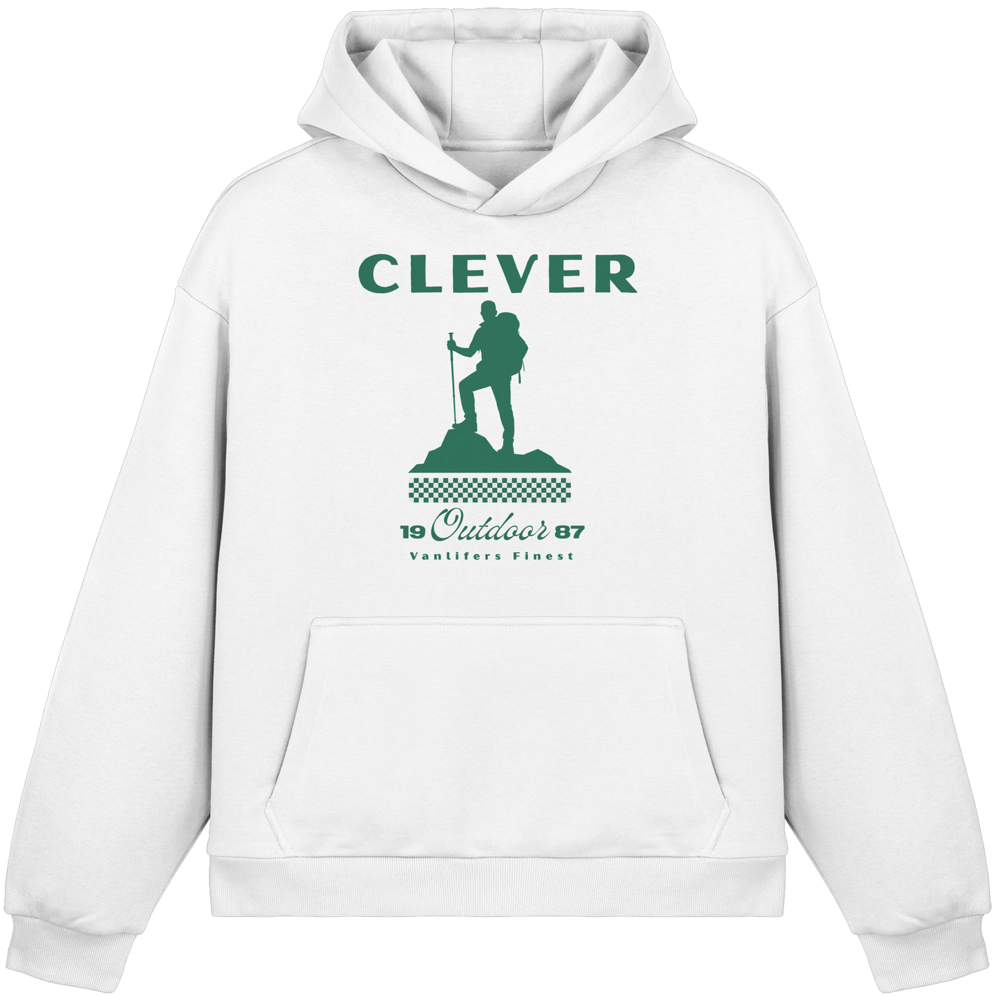 Clever Outdoor Vanlifers Finest - Fluffy Boxcut Hoodie
