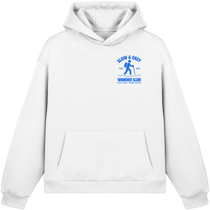 Clever Outdoor Slow & Easy Wander Club - Fluffy Boxcut Hoodie