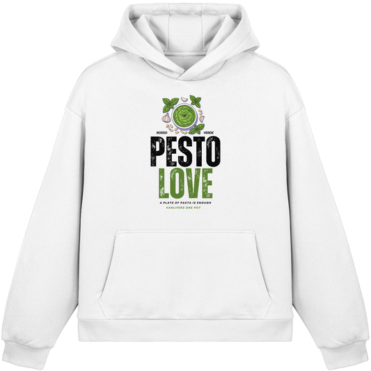 Clever Outdoor Pesto Love - Fluffy Boxcut Hoodie - clever-outdoor.de