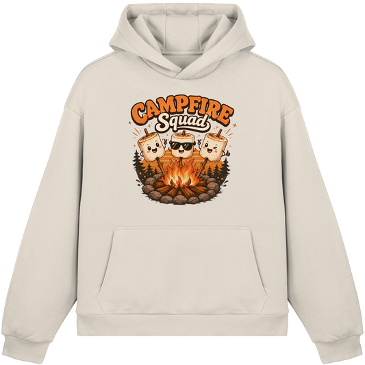 Clever Outdoor Campfire Squad - Fluffy Boxcut Hoodie - clever-outdoor.de