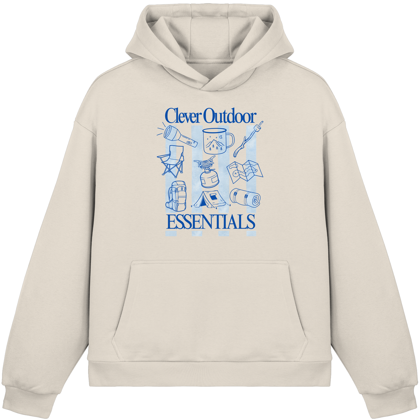 Clever Outdoor Essentials  - Fluffy Boxcut Hoodie