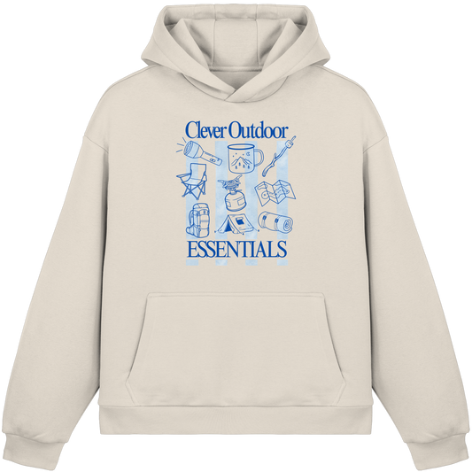 Clever Outdoor Essentials  - Fluffy Boxcut Hoodie - clever-outdoor.de
