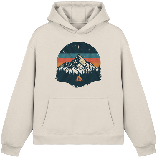 Clever Outdoor Direct Mountain - Fluffy Boxcut Hoodie - clever-outdoor.de