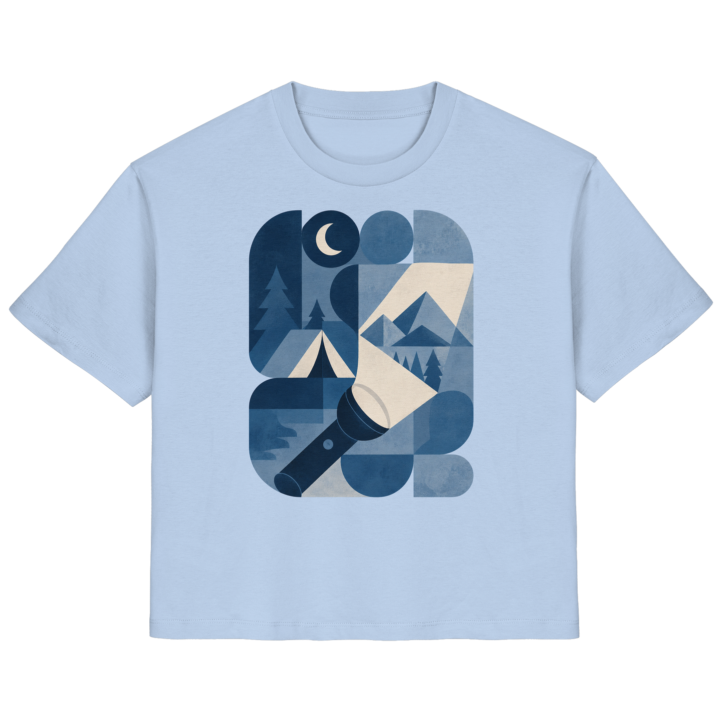 Clever Outdoor Blue System - Ladies Organic Shirt