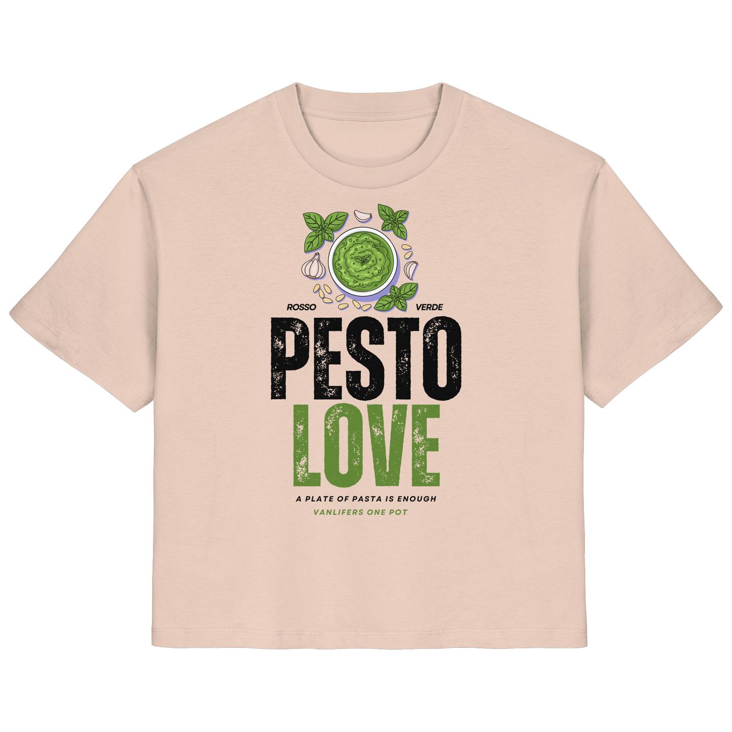 Clever Outdoor Pesto Love - Ladies Organic Shirt