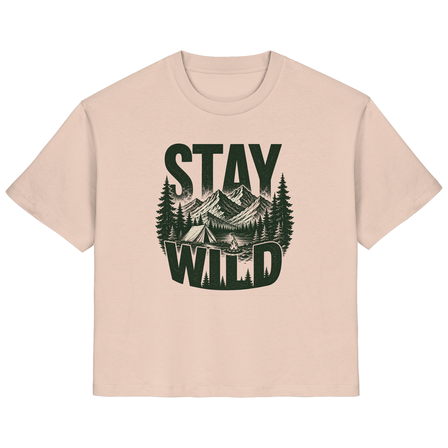 Clever Outdoor Stay Wild  - Ladies Organic Shirt