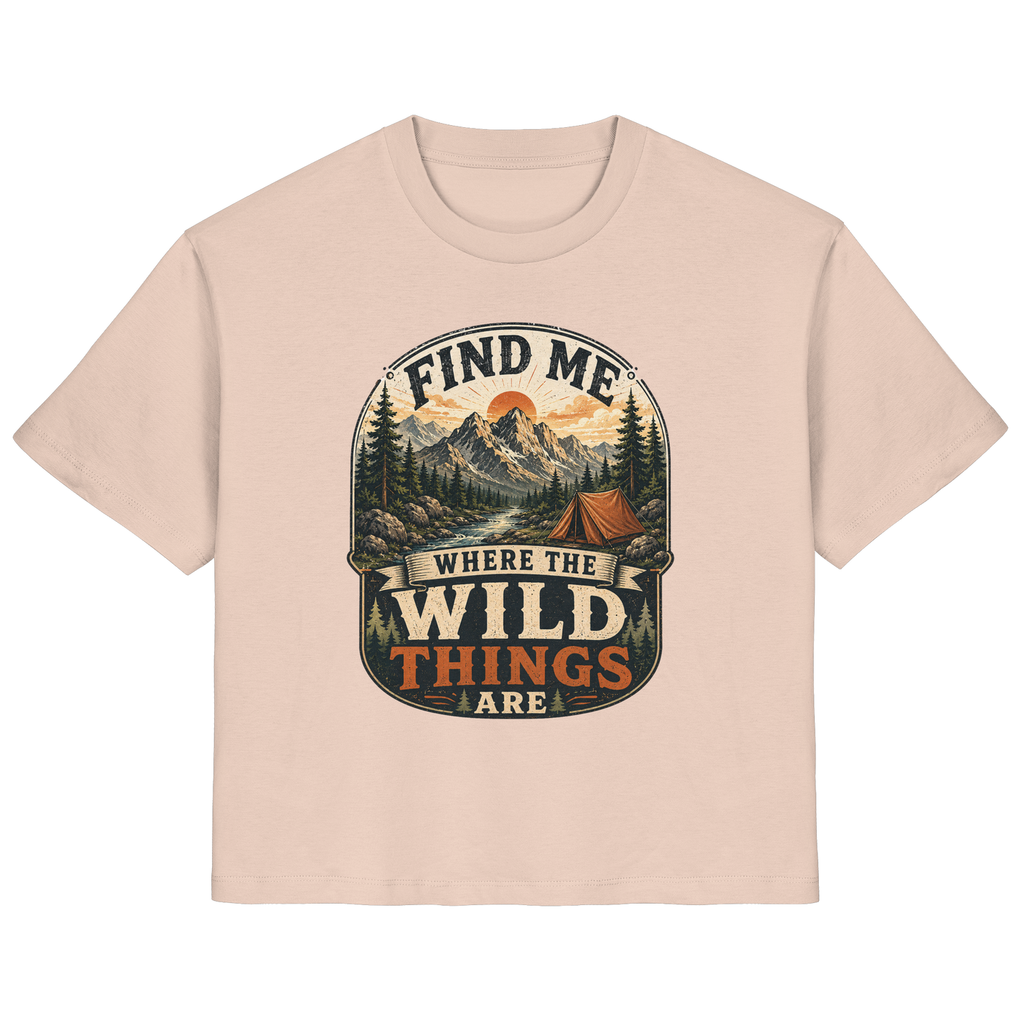 Clever Outdoor Find Me Where The Wild Things Are  - Ladies Organic Shirt