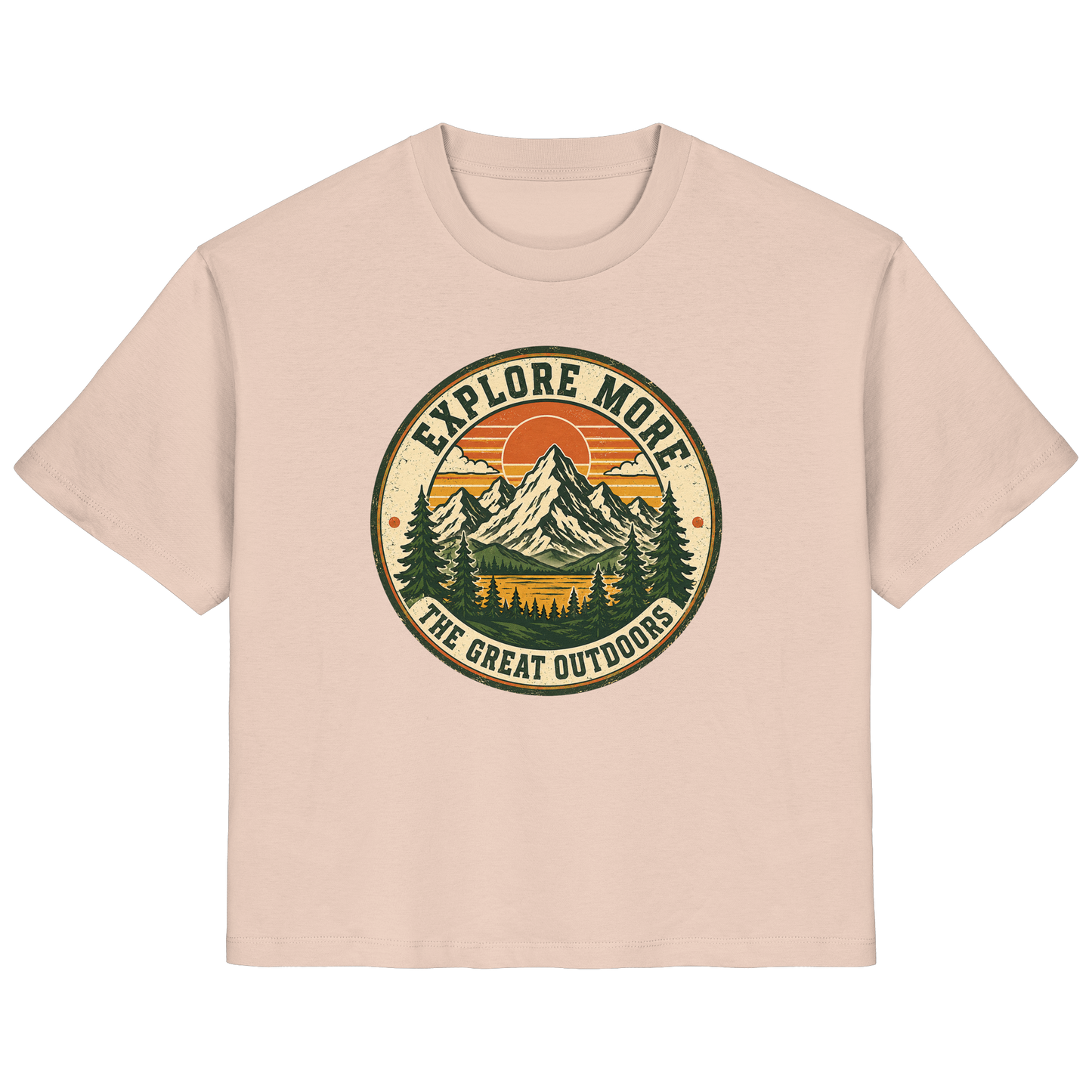 Clever Outdoor Explore More The Great Outdoors - Ladies Organic Shirt