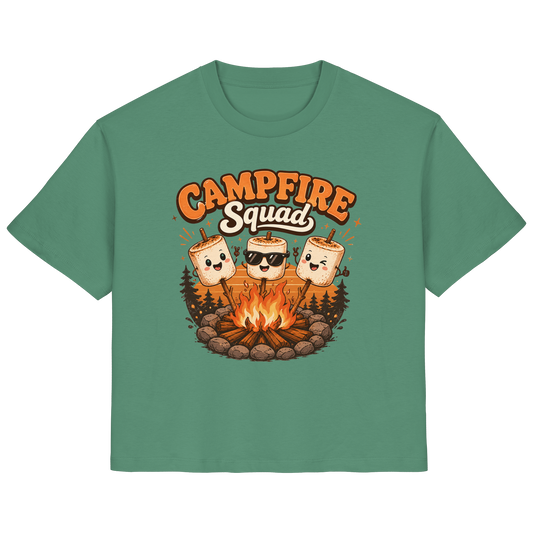 Clever Outdoor Campfire Squad - Ladies Organic Shirt - clever-outdoor.de