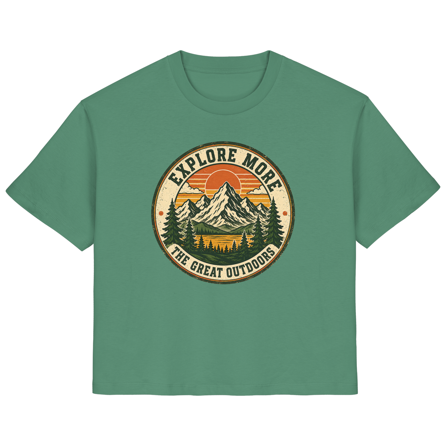 Clever Outdoor Explore More The Great Outdoors - Ladies Organic Shirt