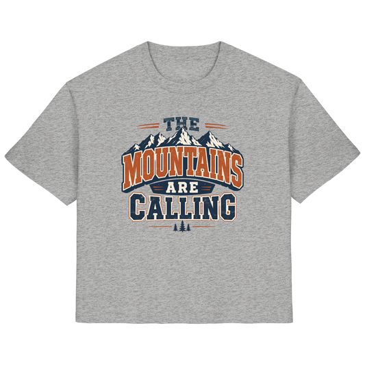 Clever Outdoor The Mountains Are Calling - Ladies Organic Shirt - clever-outdoor.de