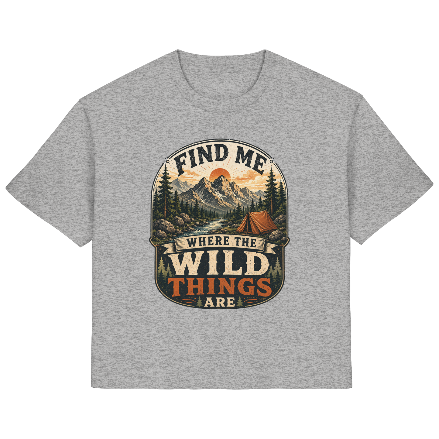 Clever Outdoor Find Me Where The Wild Things Are  - Ladies Organic Shirt
