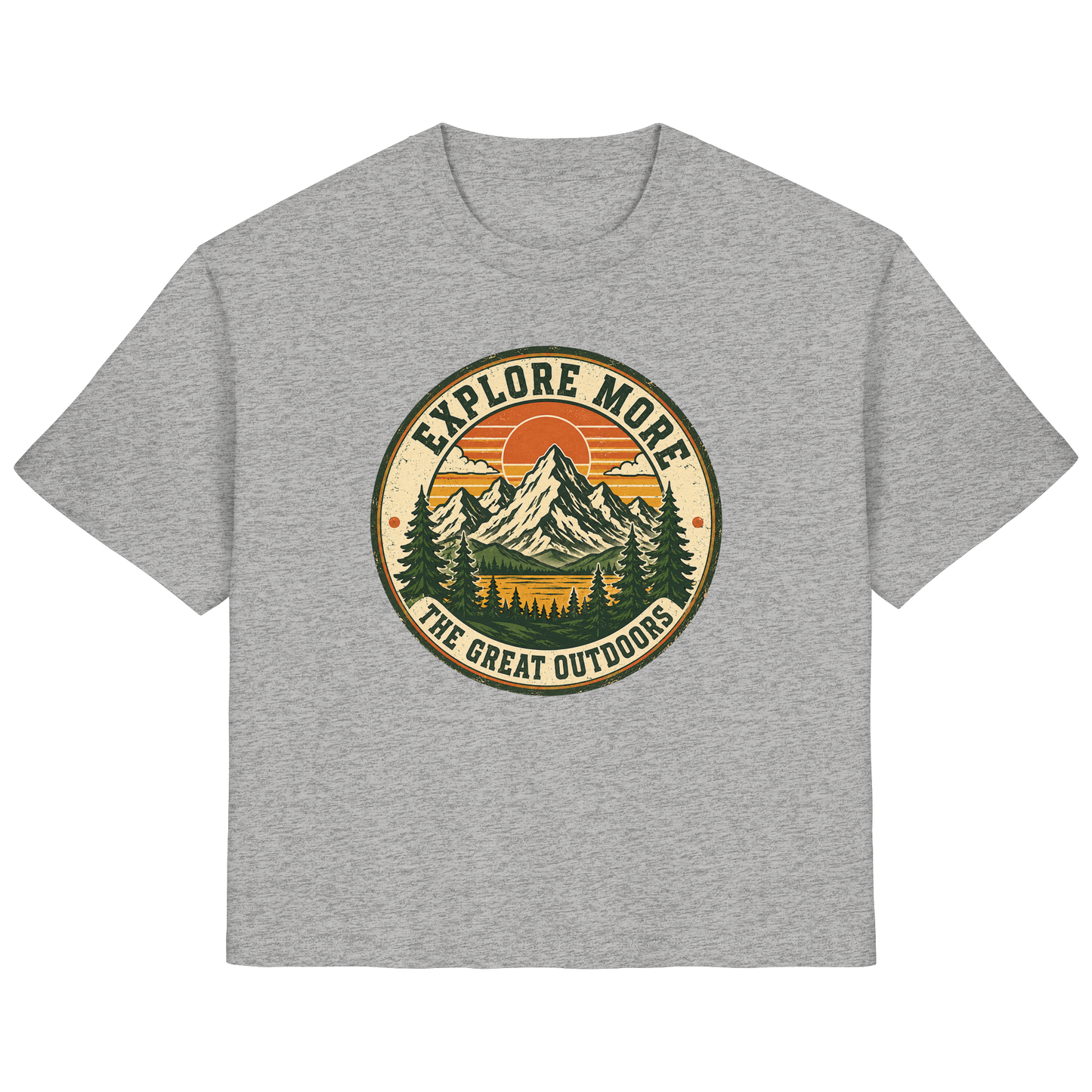 Clever Outdoor Explore More The Great Outdoors - Ladies Organic Shirt