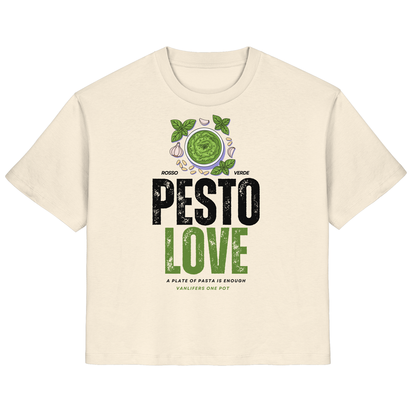 Clever Outdoor Pesto Love - Ladies Organic Shirt
