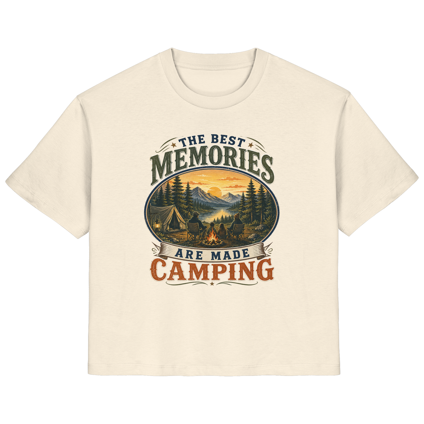Clever Outdoor The Best Memories Are Made Camping - Ladies Organic Shirt