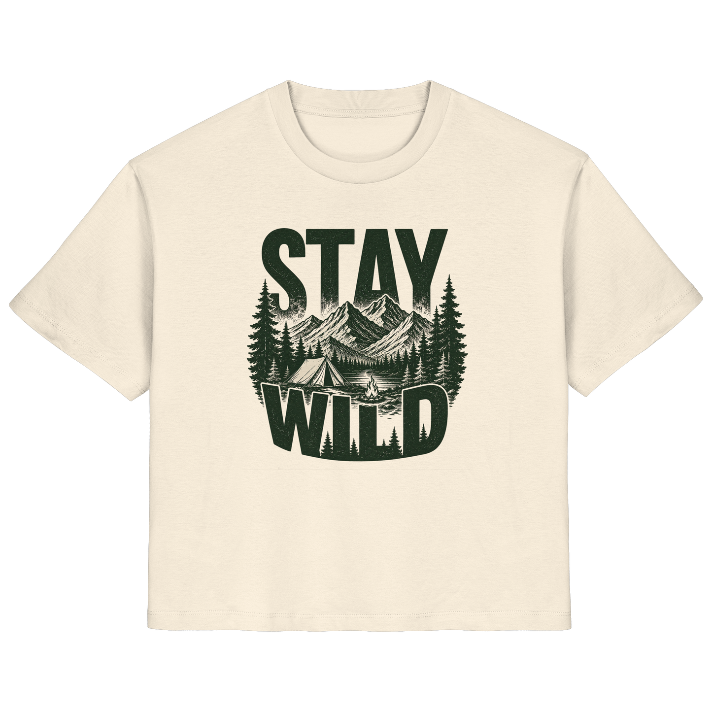 Clever Outdoor Stay Wild  - Ladies Organic Shirt