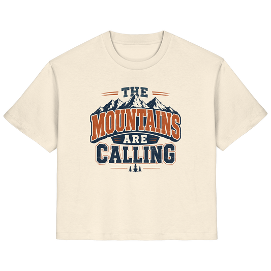 Clever Outdoor The Mountains Are Calling - Ladies Organic Shirt - clever-outdoor.de
