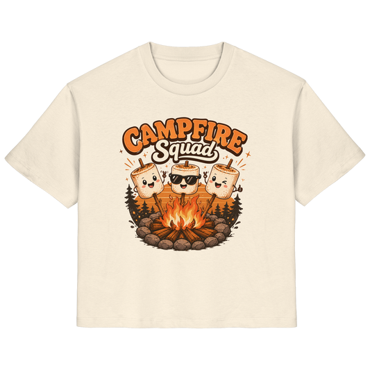 Clever Outdoor Campfire Squad - Ladies Organic Shirt - clever-outdoor.de