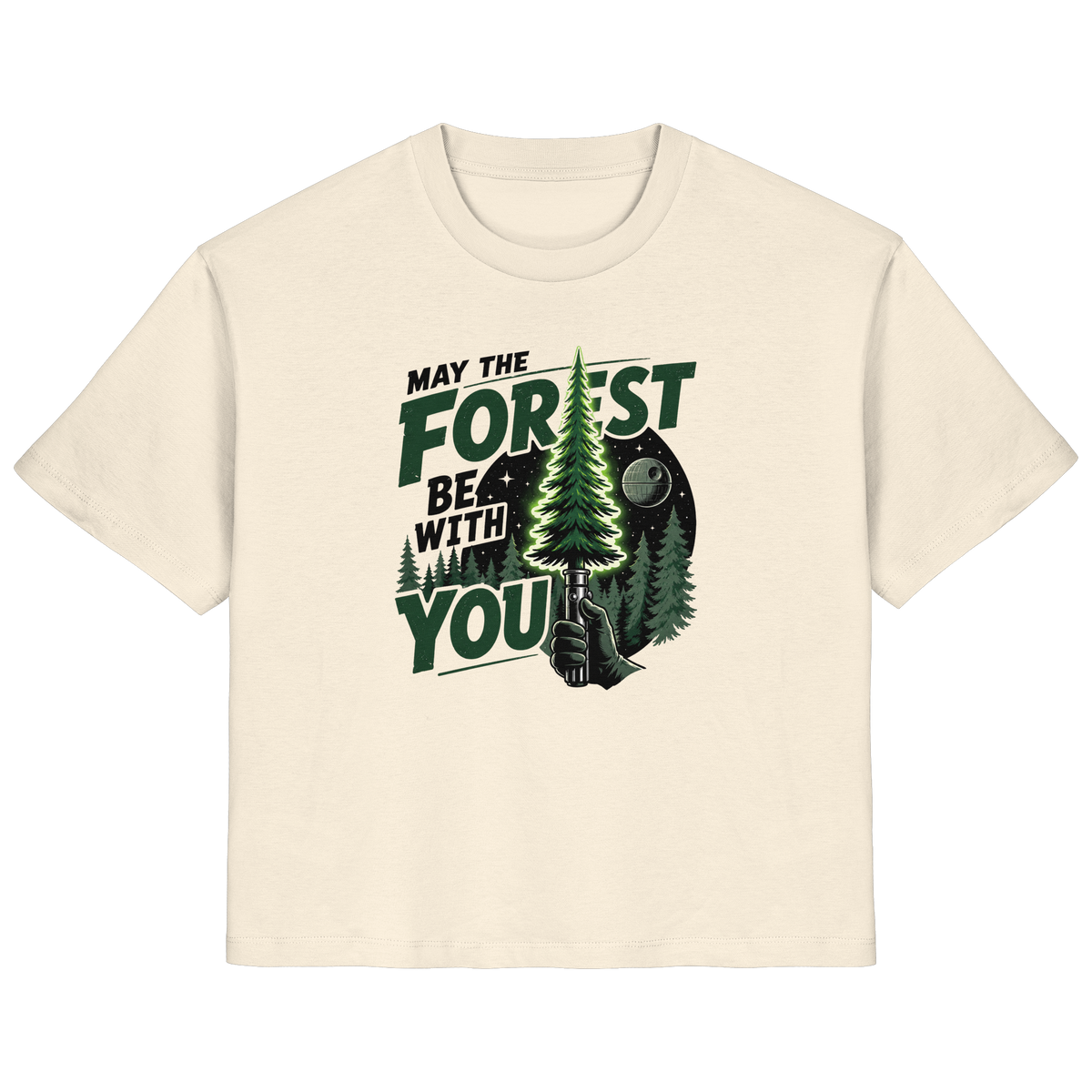 Clever Outdoor May The Forest Be With You - Ladies Organic Shirt - clever-outdoor.de