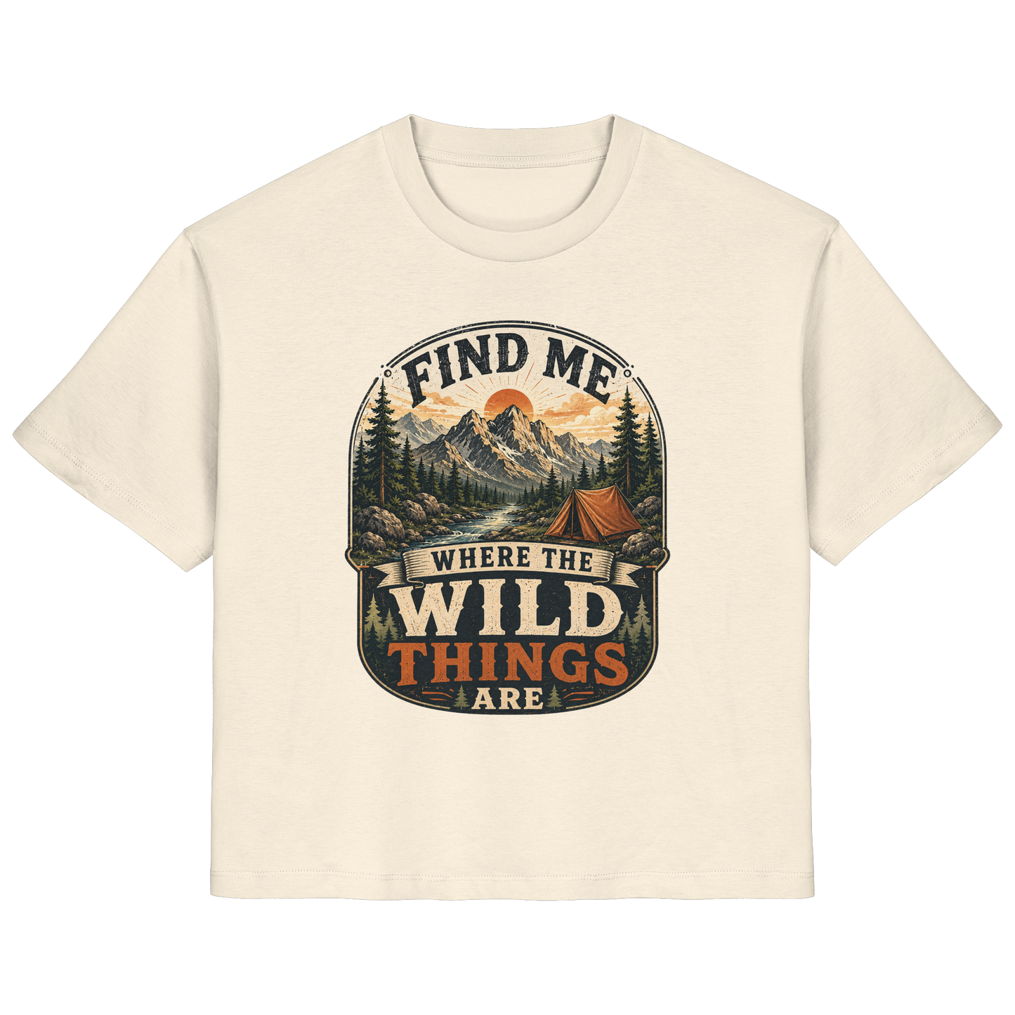 Clever Outdoor Find Me Where The Wild Things Are  - Ladies Organic Shirt