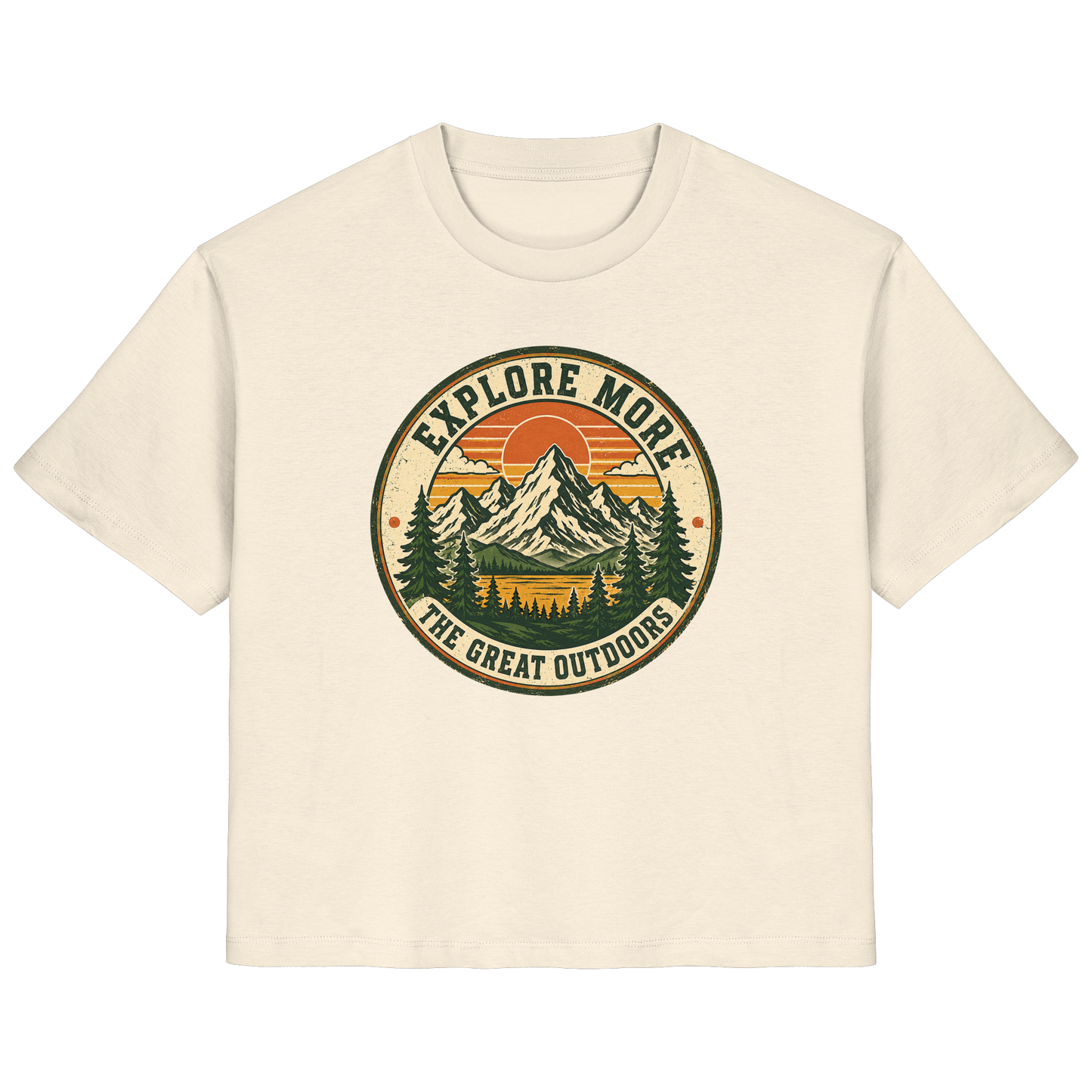 Clever Outdoor Explore More The Great Outdoors - Ladies Organic Shirt