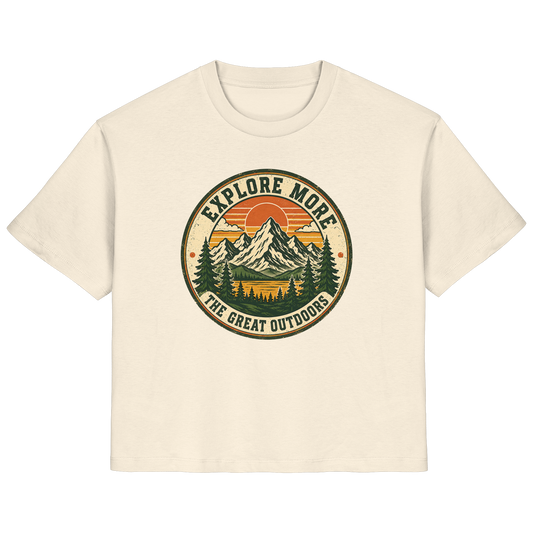 Clever Outdoor Explore More The Great Outdoors - Ladies Organic Shirt - clever-outdoor.de