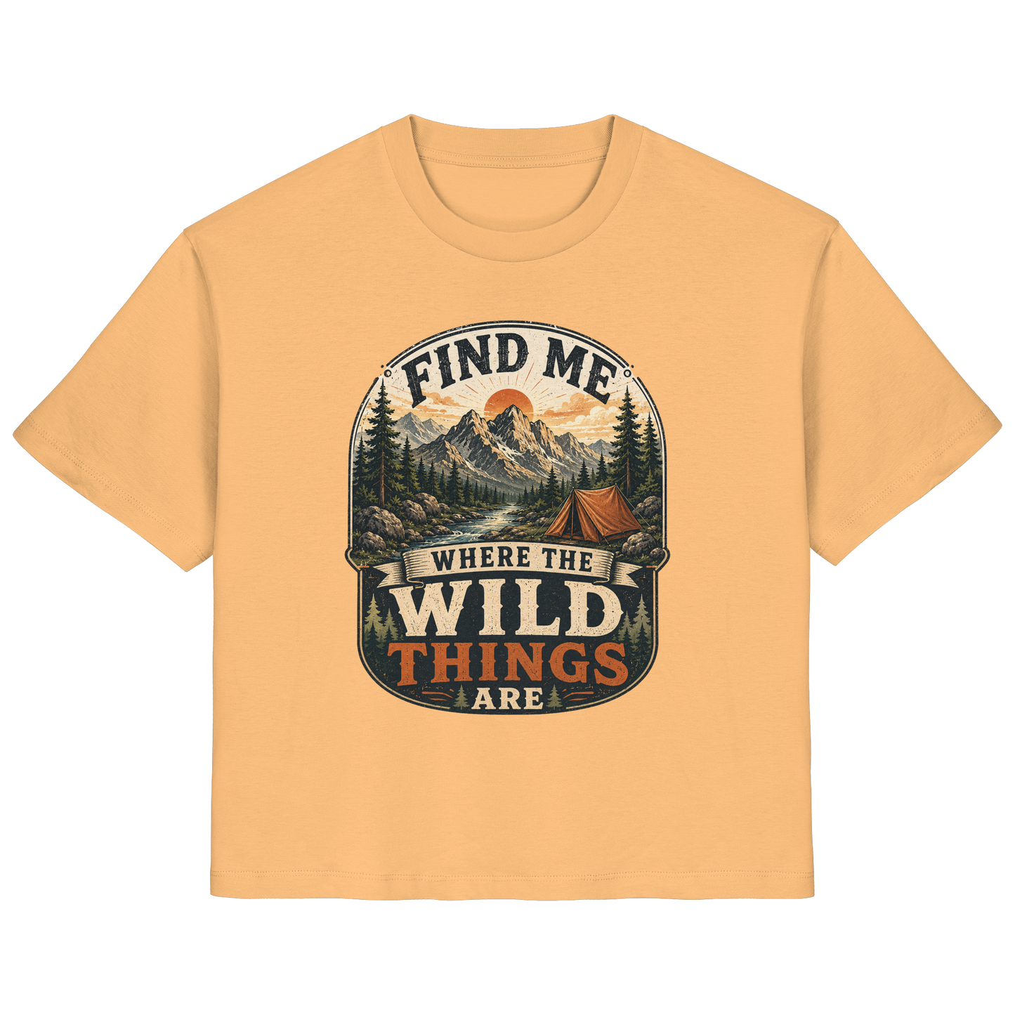 Clever Outdoor Find Me Where The Wild Things Are  - Ladies Organic Shirt