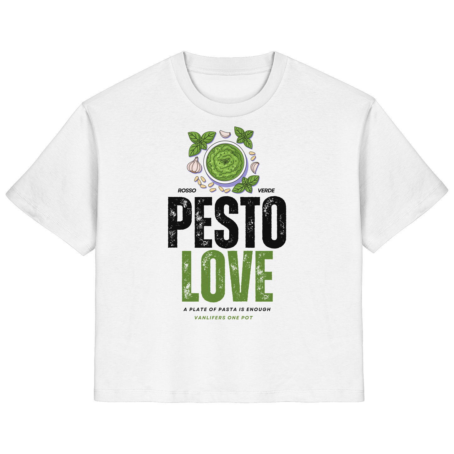 Clever Outdoor Pesto Love - Ladies Organic Shirt