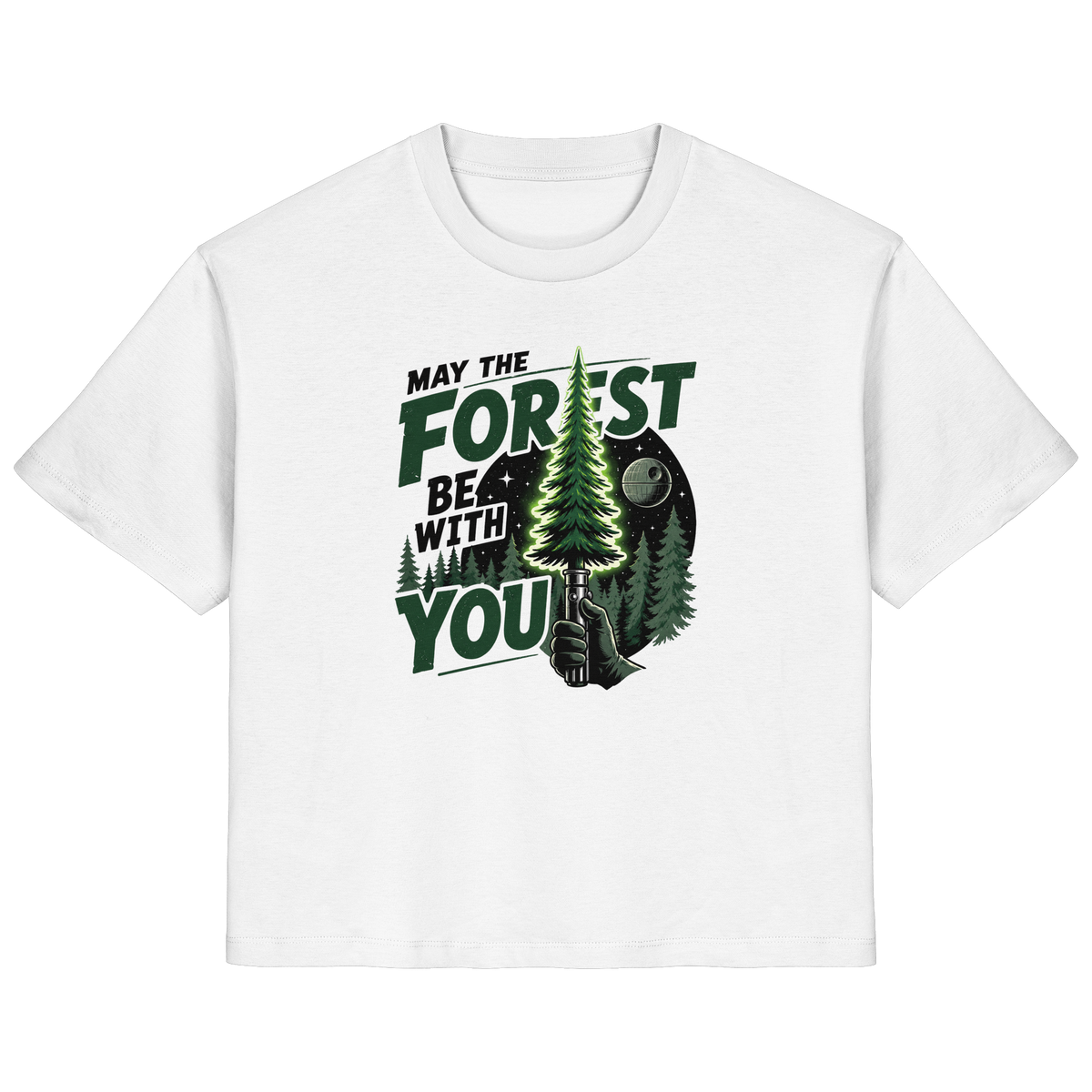 Clever Outdoor May The Forest Be With You - Ladies Organic Shirt - clever-outdoor.de