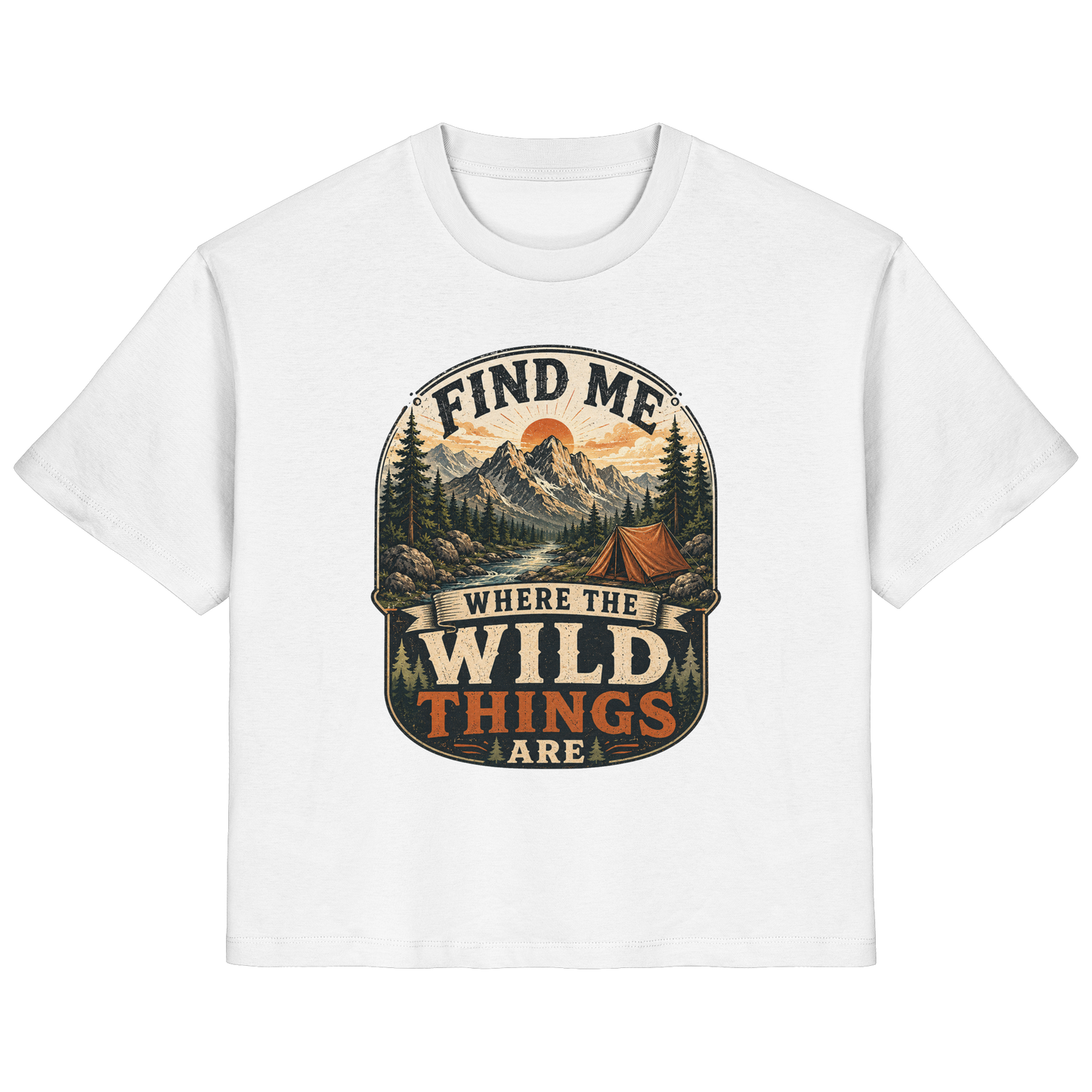 Clever Outdoor Find Me Where The Wild Things Are  - Ladies Organic Shirt