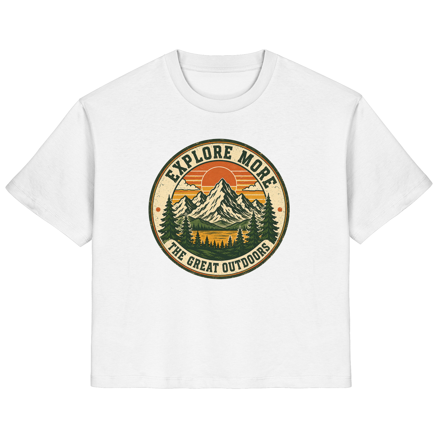 Clever Outdoor Explore More The Great Outdoors - Ladies Organic Shirt