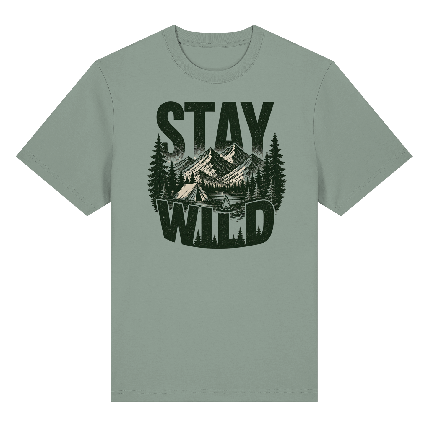 Clever Outdoor Stay Wild  - Organic Heavy Shirt