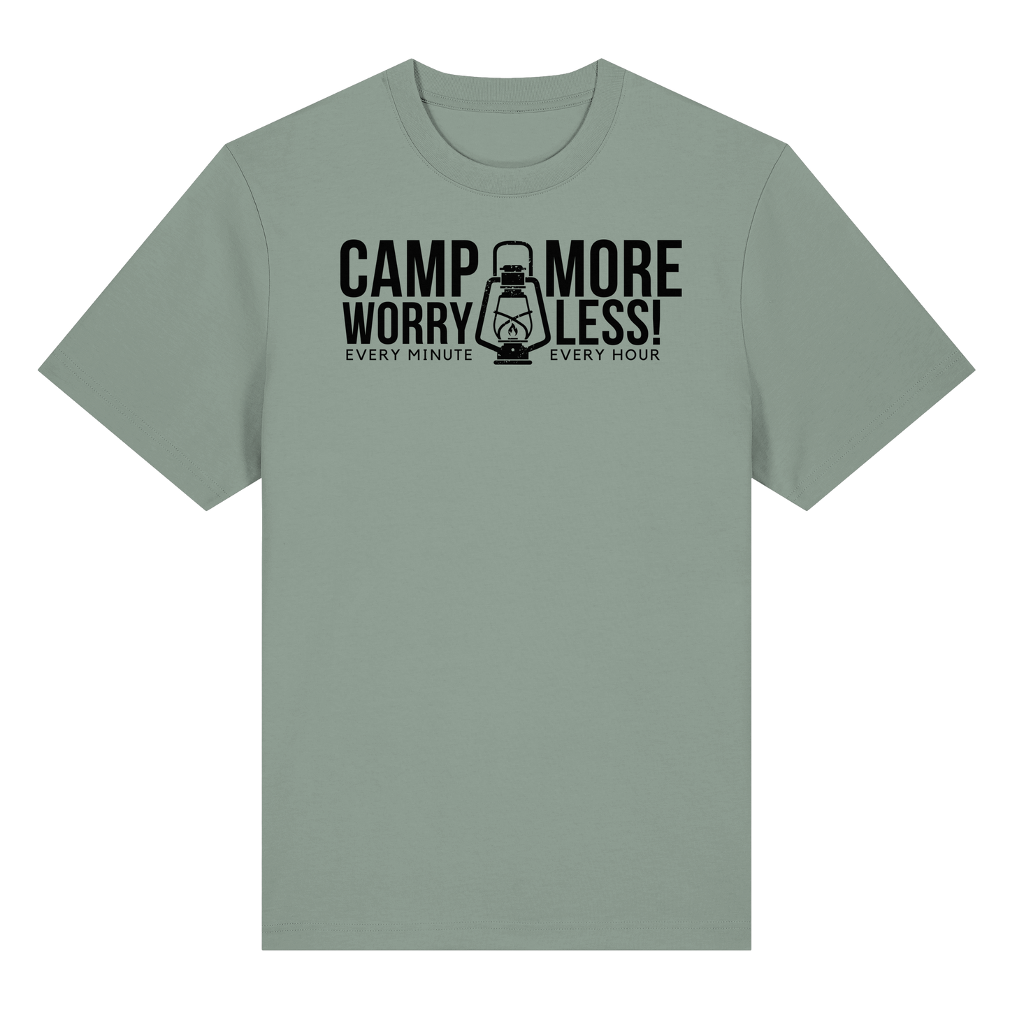Clever Outdoor Camp More Worry Less  - Organic Heavy Shirt