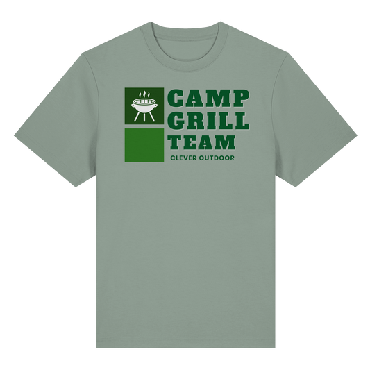 Clever Outdoor Camp Grill Team  - Organic Heavy Shirt - clever-outdoor.de