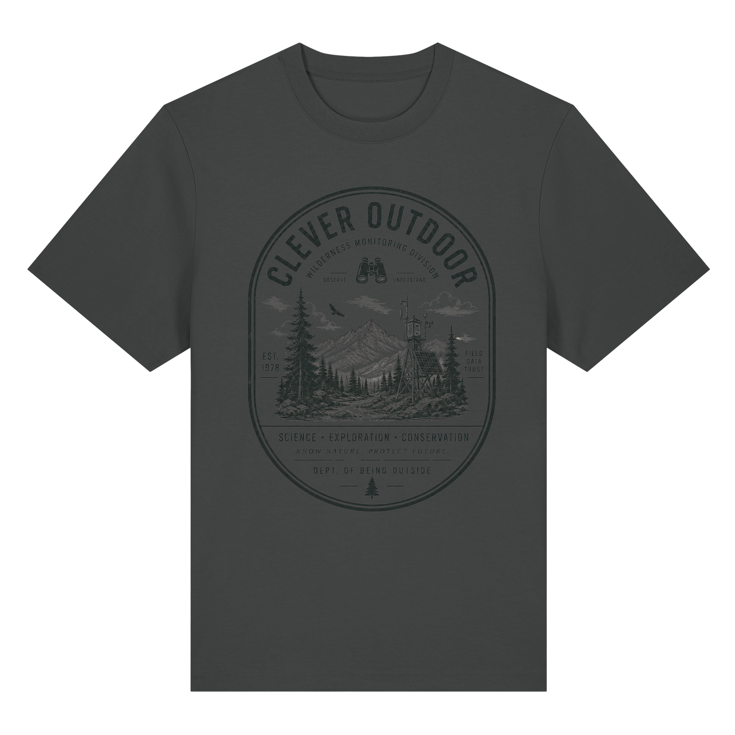 Clever Outdoor Monitoring Division - Organic Heavy Shirt