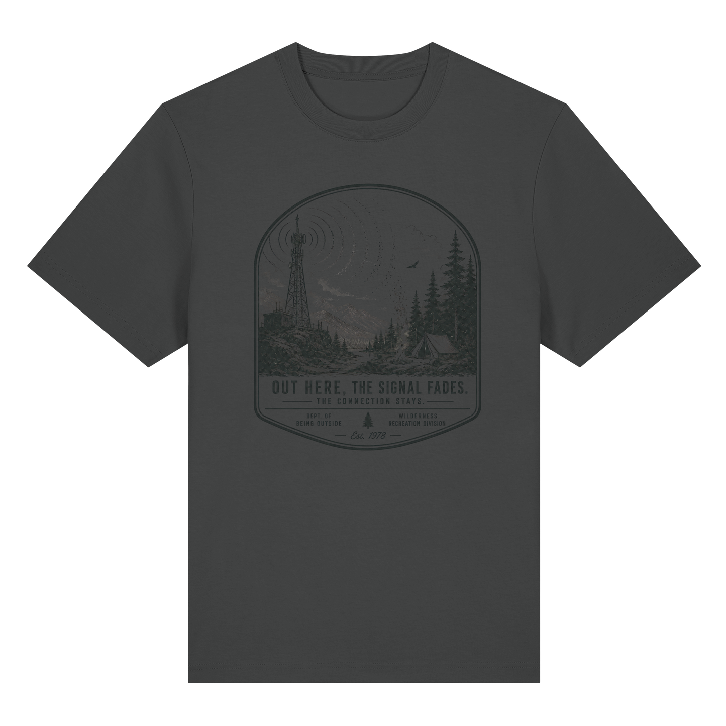 Clever Outdoor Signal Fades - Organic Heavy Shirt