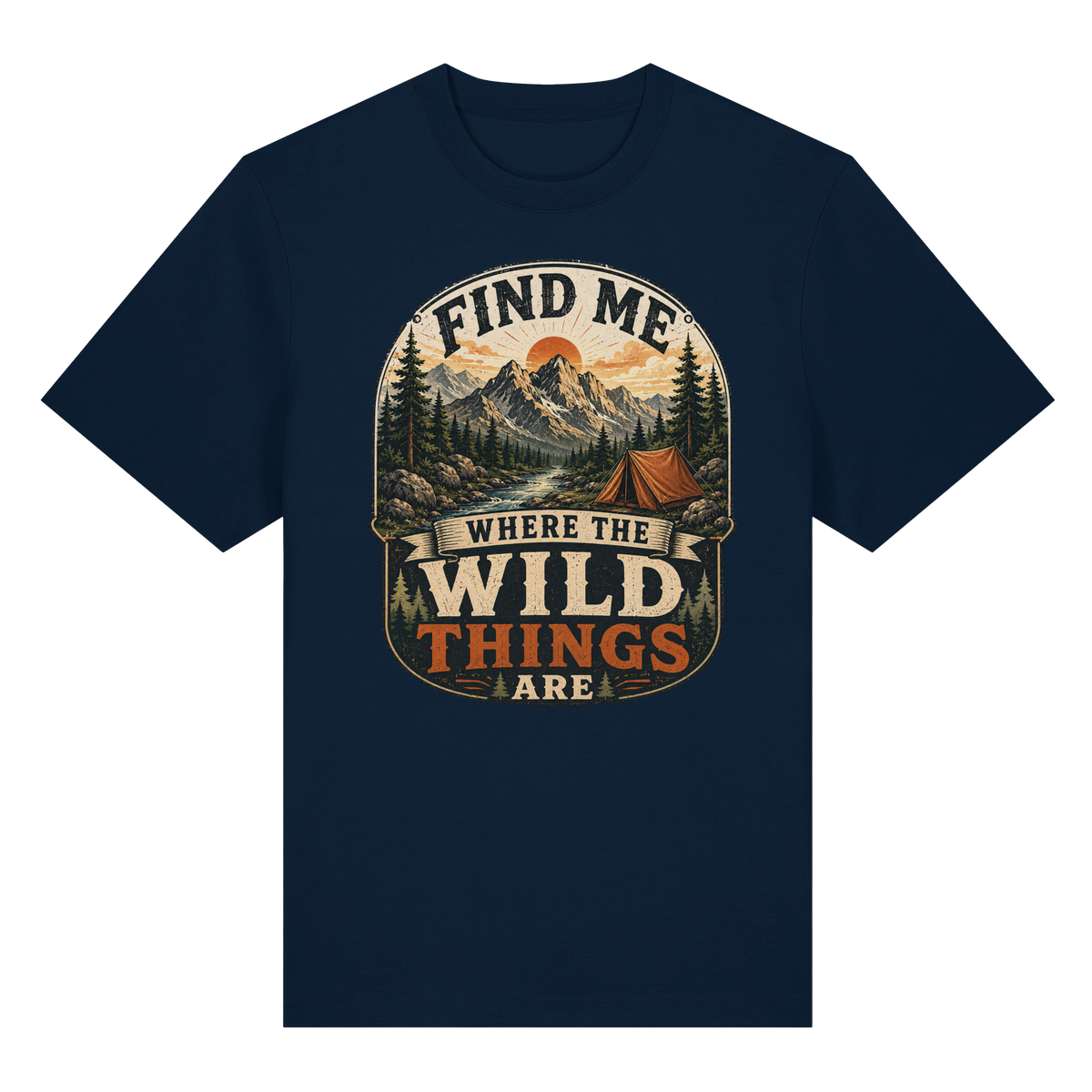 Clever Outdoor Find Me Where The Wild Things Are  - Organic Heavy Shirt - clever-outdoor.de