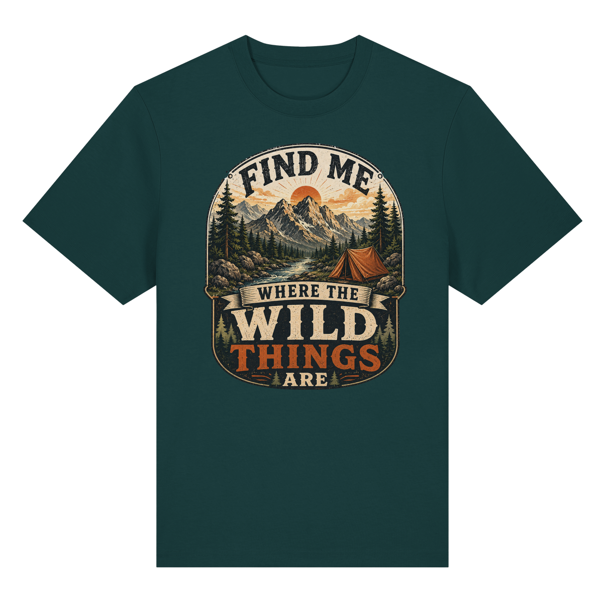 Clever Outdoor Find Me Where The Wild Things Are  - Organic Heavy Shirt - clever-outdoor.de