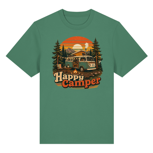 Clever Outdoor Happy Camper - Organic Heavy Shirt - clever-outdoor.de