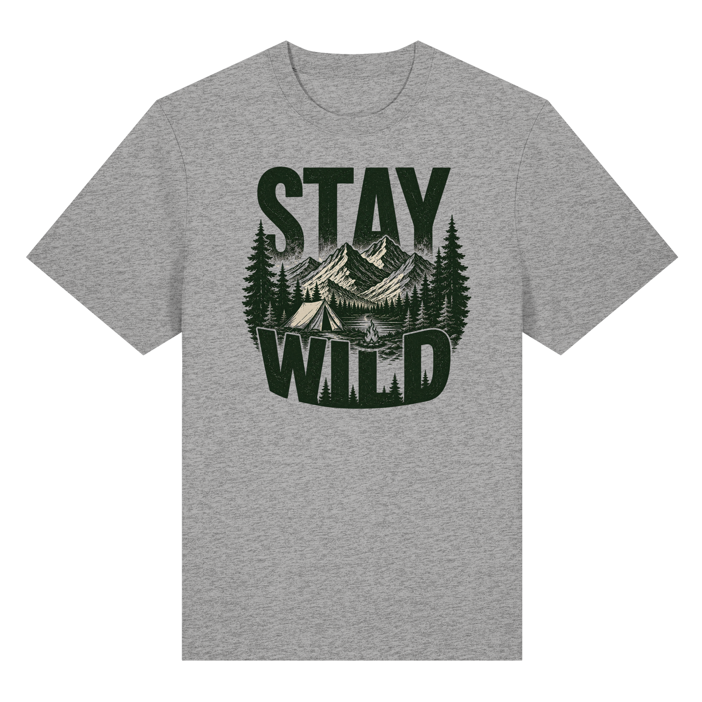 Clever Outdoor Stay Wild  - Organic Heavy Shirt