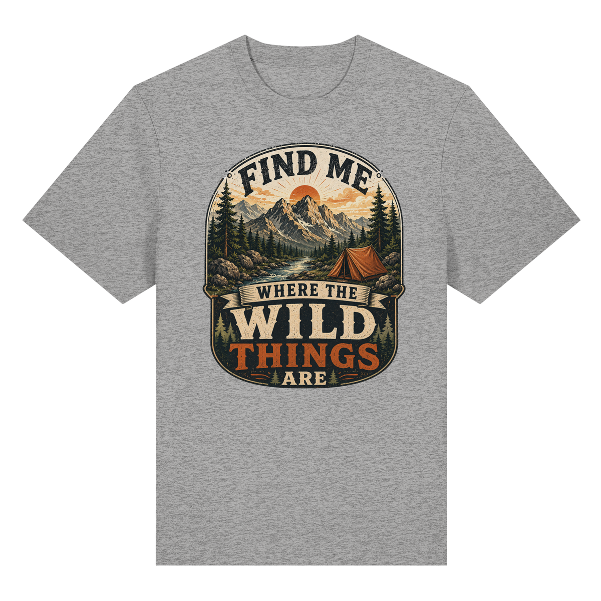 Clever Outdoor Find Me Where The Wild Things Are  - Organic Heavy Shirt - clever-outdoor.de