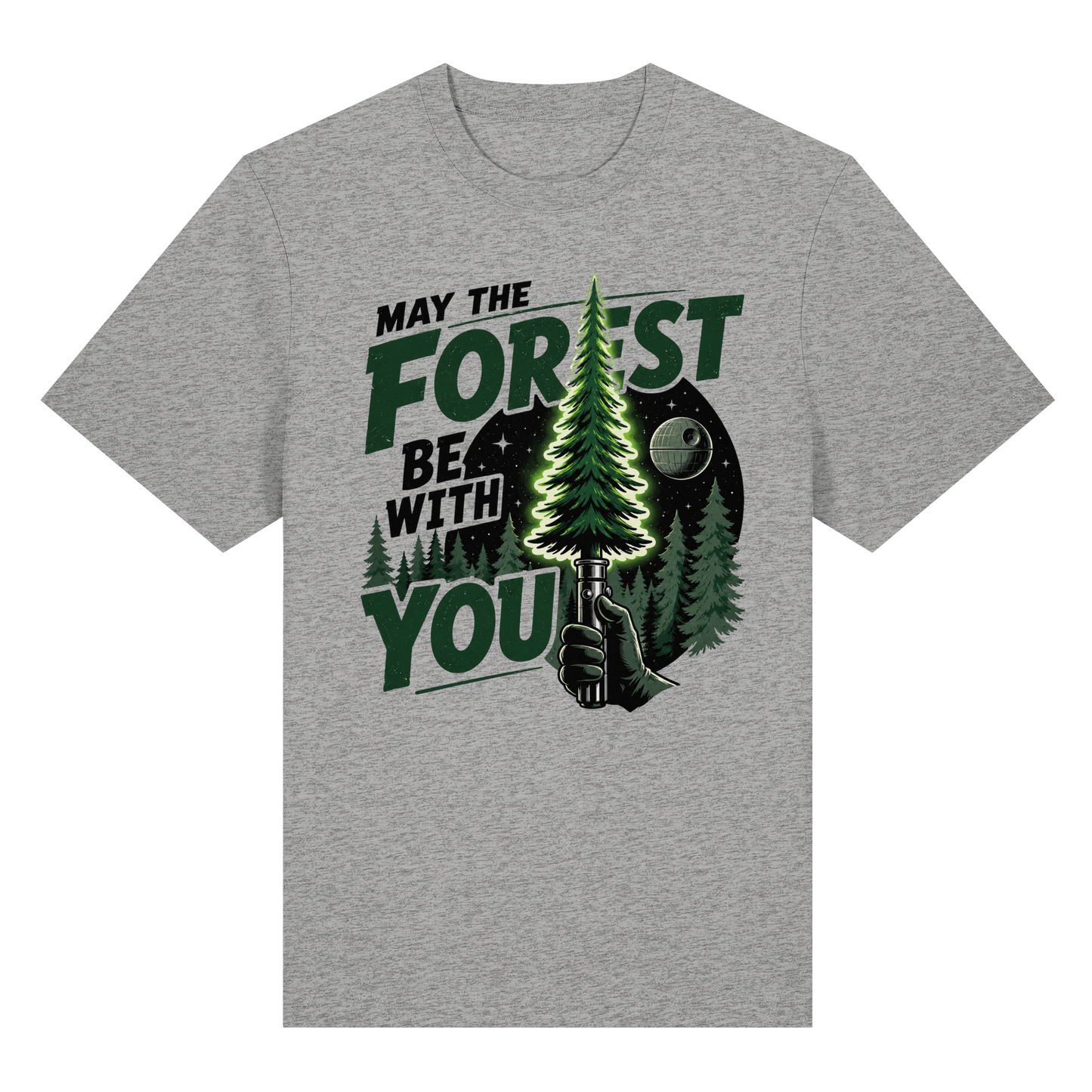 Clever Outdoor May The Forest Be With You - Organic Heavy Shirt