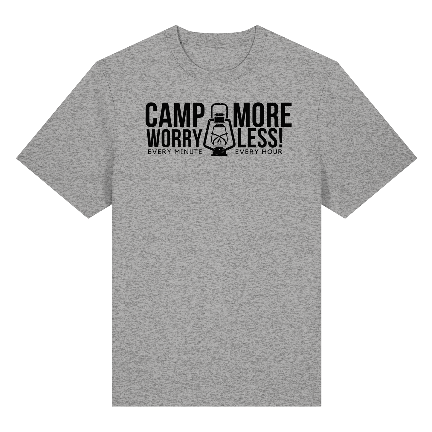Clever Outdoor Camp More Worry Less  - Organic Heavy Shirt