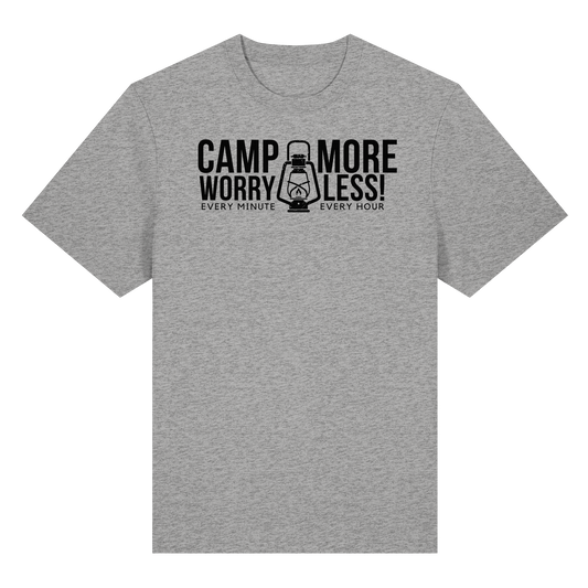 Clever Outdoor Camp More Worry Less  - Organic Heavy Shirt - clever-outdoor.de