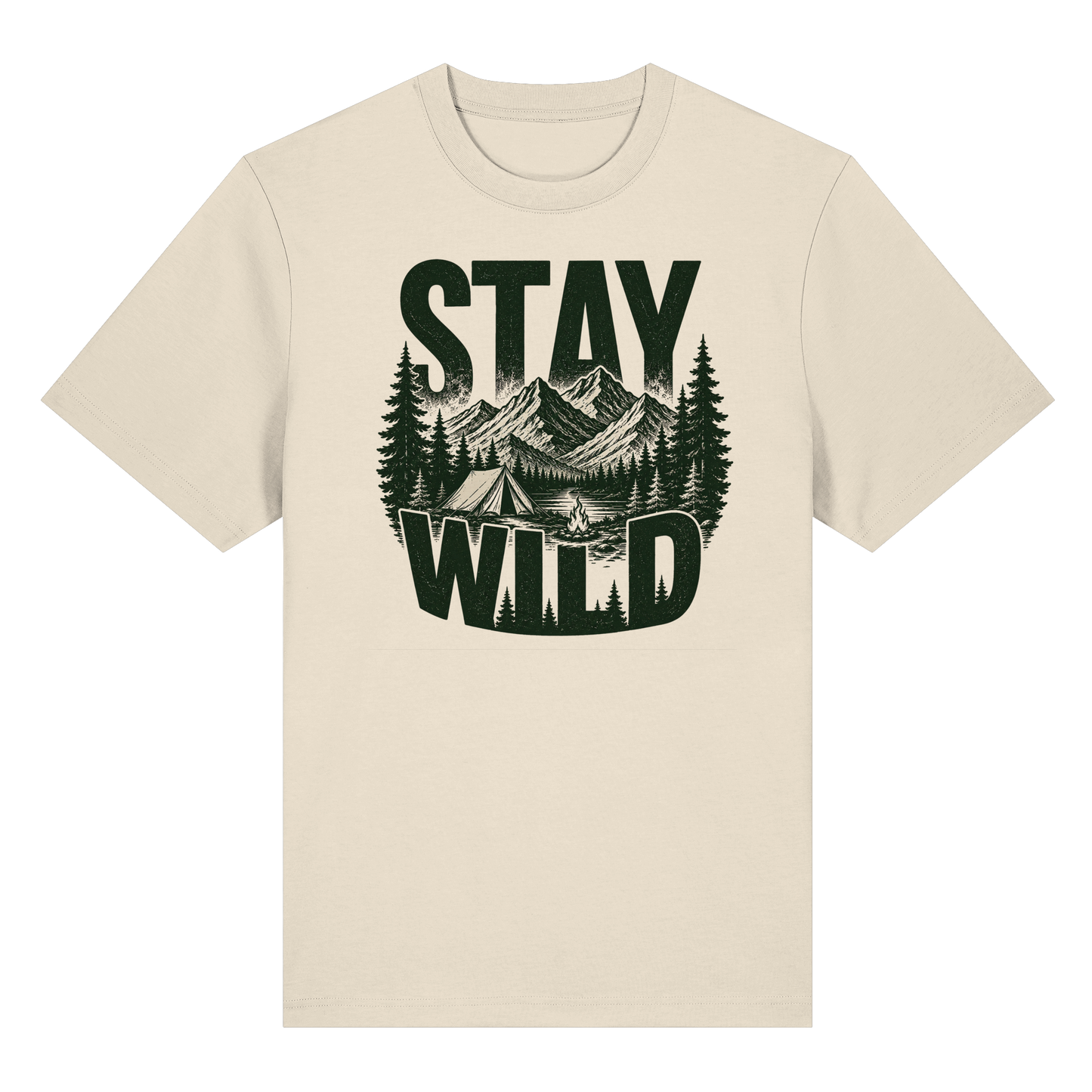 Clever Outdoor Stay Wild  - Organic Heavy Shirt