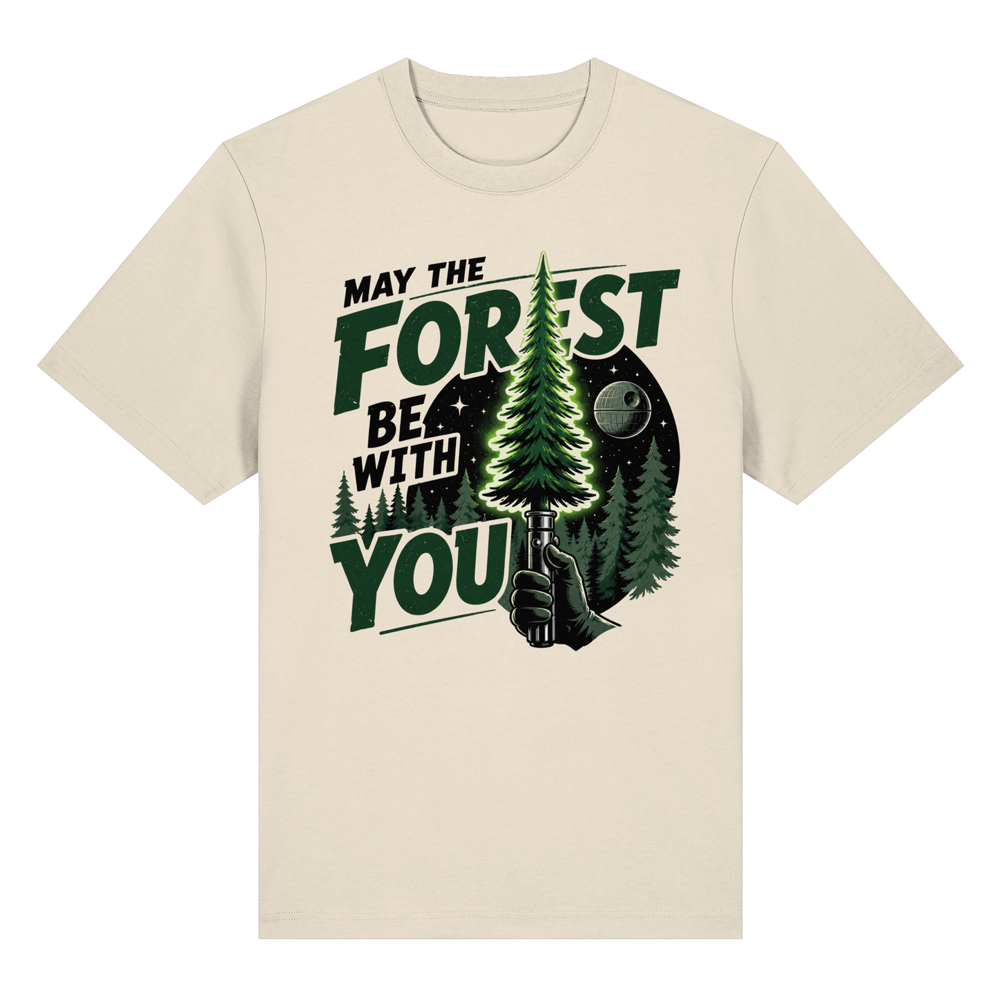Clever Outdoor May The Forest Be With You - Organic Heavy Shirt